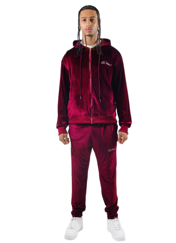 Men s Burgundy V lv t Basic Tracksuit El V lv t